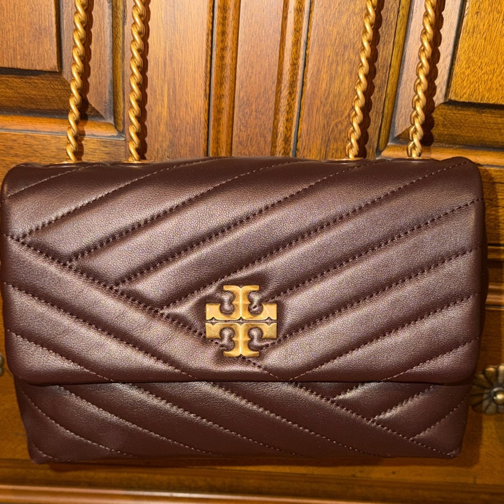 New NWT Tory Burch Kira Chevron Small convertible Crossbody or shoulder Bag